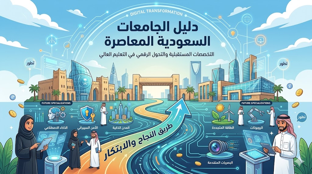 دليل الجامعات السعودية المعاصرة: التخصصات المستقبلية والتحول الرقمي في التعليم العالي.