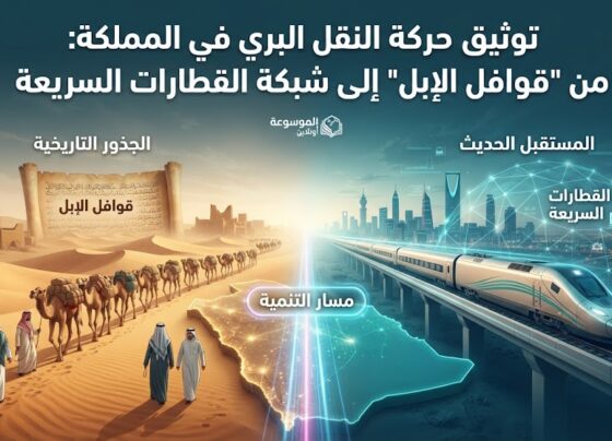 توثيق حركة النقل البري في المملكة: من "قوافل الإبل" إلى شبكة القطارات السريعة